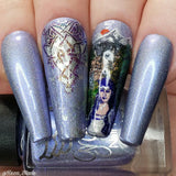 Arwen 2.0 - inspired by Arwen (of course) this is a periwinkle linear holo