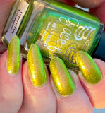 Turning Leaves - super shifter that transforms from yellow-gold, chartreuse, bright light green, and kelly green