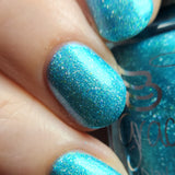 Coastal Christmas- pretty blue/green aurora shimmer