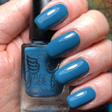 Quiet Beauty - a French Blue Creme