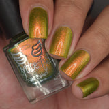 Turning Leaves - super shifter that transforms from yellow-gold, chartreuse, bright light green, and kelly green