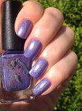 Amethyst the Unicorn - mid pastel purple holo