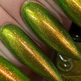 Turning Leaves - super shifter that transforms from yellow-gold, chartreuse, bright light green, and kelly green