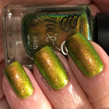 Turning Leaves - super shifter that transforms from yellow-gold, chartreuse, bright light green, and kelly green