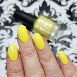 Light Canary Crème - a little bit brighter than a pastel yellow