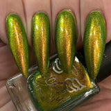 Turning Leaves - super shifter that transforms from yellow-gold, chartreuse, bright light green, and kelly green