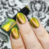 Turning Leaves - super shifter that transforms from yellow-gold, chartreuse, bright light green, and kelly green