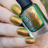 Turning Leaves - super shifter that transforms from yellow-gold, chartreuse, bright light green, and kelly green