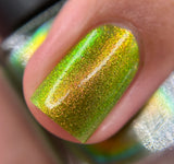 Turning Leaves - super shifter that transforms from yellow-gold, chartreuse, bright light green, and kelly green