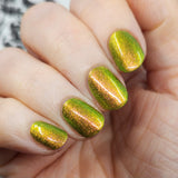 Turning Leaves - super shifter that transforms from yellow-gold, chartreuse, bright light green, and kelly green