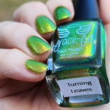 Turning Leaves - super shifter that transforms from yellow-gold, chartreuse, bright light green, and kelly green