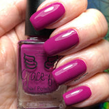 Early Sunsets - a dark fuchsia creme