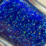 Sapphire Icicles - sapphire blue base with sparkly holographic micro flakes