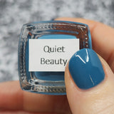 Quiet Beauty - a French Blue Creme