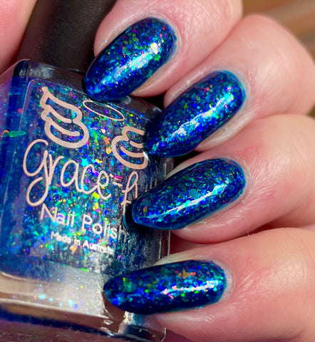 Sapphire Opal - a sapphire jelly with gorgeous opalescent flakes