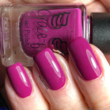 Early Sunsets - a dark fuchsia creme