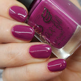 Early Sunsets - a dark fuchsia creme