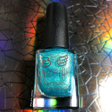 Coastal Christmas- pretty blue/green aurora shimmer