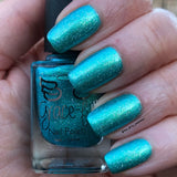 Coastal Christmas- pretty blue/green aurora shimmer