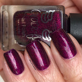 We Three Kings - a purple base with Aurora shimmer that gives a nice deep pink finish