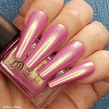 Golden musk – this polish has a pink musk base with a gorgeous golden shimmer
