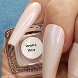 Sweet Pea – with a super soft pink base this polish has a super pretty purple aurora shimmer