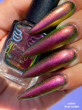 Lord Tony - a rich pink, red, gold/bronze and green multichrome