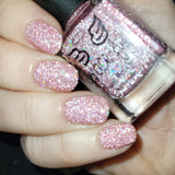 Sweet Diamond - pastel pink mauve reflective holo glitter