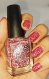 The Bell Still Rings - a red holo reflective glitter