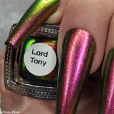 Lord Tony - a rich pink, red, gold/bronze and green multichrome