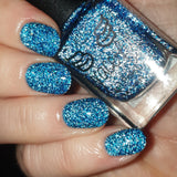 Galactic Element is a blue base with reflective holo glitter