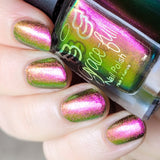 Lord Tony - a rich pink, red, gold/bronze and green multichrome