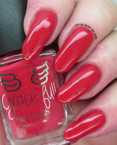 Red Red Rose - a rich red creme with a slight pink undertone