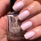 Sweet Pea – with a super soft pink base this polish has a super pretty purple aurora shimmer