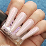 Sweet Pea – with a super soft pink base this polish has a super pretty purple aurora shimmer