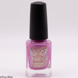 Sweet Pea – with a super soft pink base this polish has a super pretty purple aurora shimmer