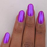 Infinite force is a stunning Aurora shimmer in a vibrant pink/purple