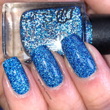 Galactic Element is a blue base with reflective holo glitter