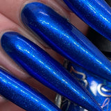 Blue Christmas - beautiful rich royal blue, with some aurora shimmer