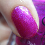 Infinite force is a stunning Aurora shimmer in a vibrant pink/purple