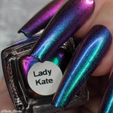 Lady Kate - a vibrant blue, purple, pink and green multichrome