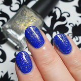 Fortuitous - is a Topper with holo flakes, Crystal changing flakies and gold aurora shimmer