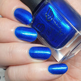 Blue Christmas - beautiful rich royal blue, with some aurora shimmer