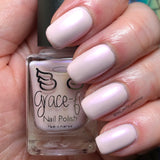 Sweet Pea – with a super soft pink base this polish has a super pretty purple aurora shimmer