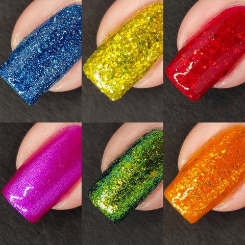 The Infinity collection all 6 polishes